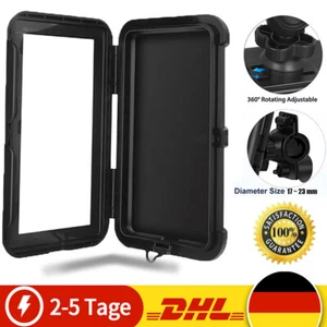 Fahrrad Motorrad Handy Halterung Halter Smartphone Wasserdicht bis 6,3 Zoll 360° - Zdjęcie 1 z 9