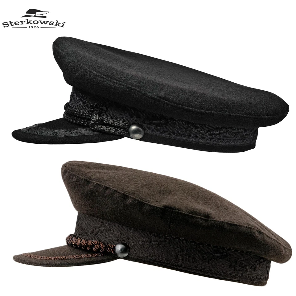 Cappello da pescatore Skipper Sterkowski KASHUBIA MODEL 1 berretto a punta ufficiale lana - Immagine 1 di 1