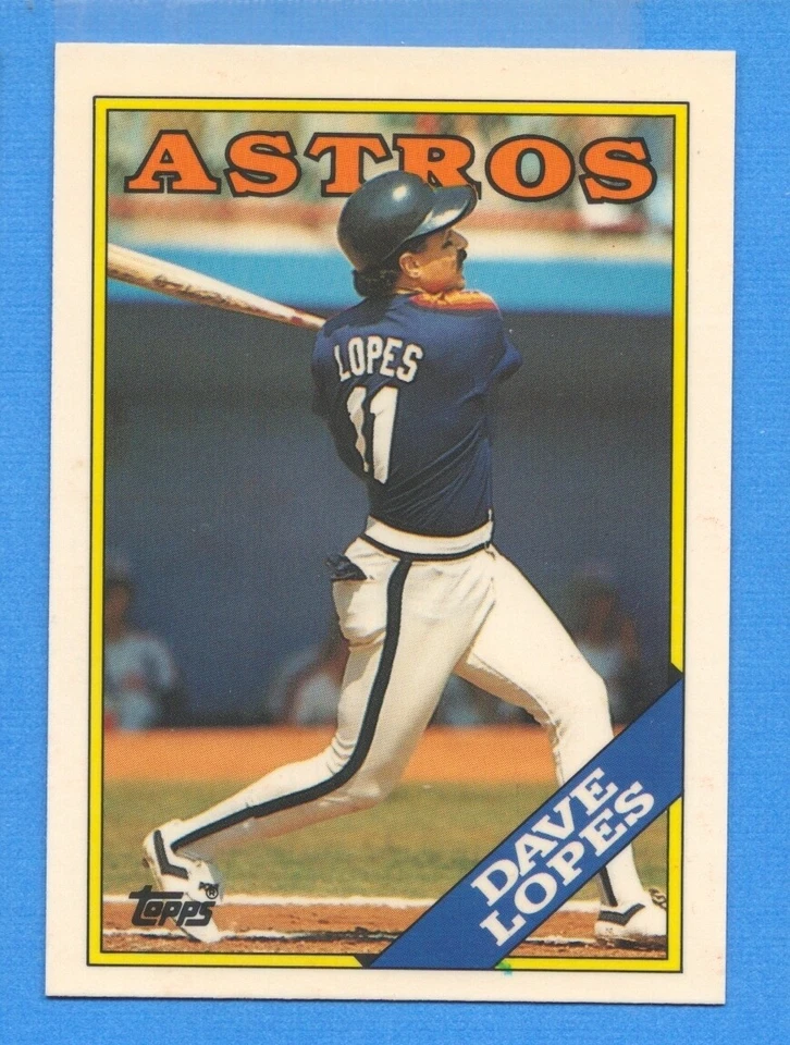 1988 Topps Tiffany #226 Davey Lopes Astros - Image 1 of 1