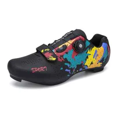 Zapatos de ciclismo profesionales MTB para hombre Bicicleta de carretera Zapatilla plana Bicicleta Ciclismo Zapatos Foto 1 de 4