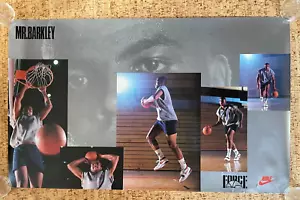 CHARLES (MR.) BARKLEY vintage Poster, Nike FORCE Ad, Sixers 1988 Original 22x36 - Picture 1 of 3