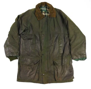 Chaqueta de cera Opentrack para hombre talla M verde hecha en el país de caza del Reino Unido - Imagen 1 de 15