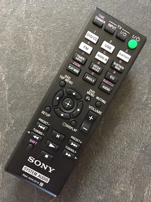 SONY RM-AMU214 SYSTEM AUDIO CMT-SBT40D HCD-SBT40D GENUINE CLEANED TESTED WORKING - Image 1 of 4