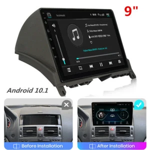 Android 10.1 Stereo Radio GPS Navi For Mercedes Benz C Class W204 S204 2007-2010 - Picture 1 of 12