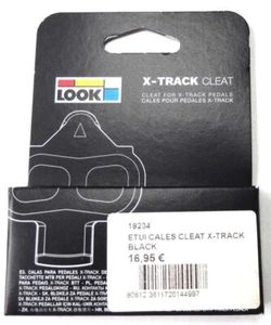 PAIRE DE CALES LOOK VTT / CYCLO X-TRACK NOIRE NEUVE - Imagen 1 de 2