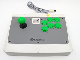 SEGA Dreamcast Arcade Stick HKT-7300 Controller Official Tested Working