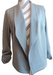 POGTMM Damen Blazer Jacke vorne offen Langarm salbeigrün Größe XL - Bild 1 von 10