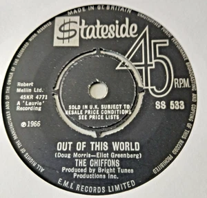 The Chiffons : Out Of This World - UK Stateside - 1966 - Exc - Picture 1 of 2