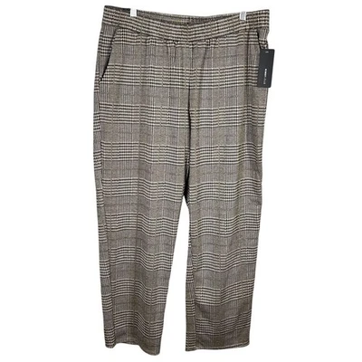Pantalones de vestir Robert Louis para mujer talla 2XL marrón color vino a cuadros nuevos con etiquetas Foto 1 de 4