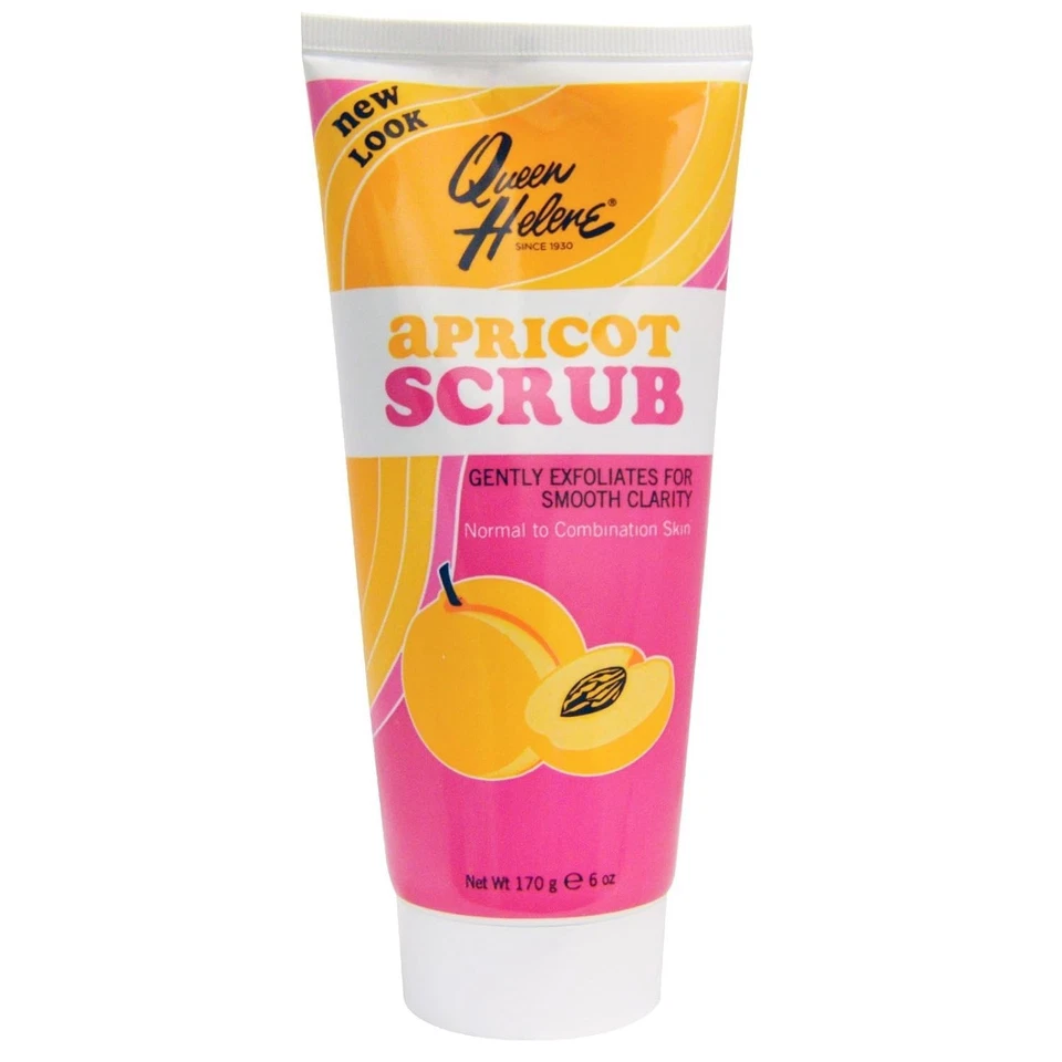 Queen Helene Apricot Scrub 6oz Tube Gently Exfoliates Normal to Combination Skin - Image 1 of 1