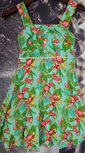 Matilda Jane 435 Girls Size 14 Multicolor Floral Sleeveless Lined Dress NWT - Picture 1 of 10