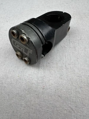 Vtg 90s GT BMX Bike Stem Black Piston 1 1/8” Threadless Mid School Rebuild Part - Image 1 of 4