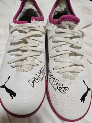 Zapatos Puma Future Creater Zones Césped Zapatos Talla 1.5C EE. UU. Blanco/Rosa Foto 1 de 4