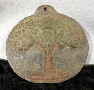 ANTIQUE SOLID CAST IRON FIRE MARKER - ANTIQUE FIRE MARKER IS 8" X 8" (EZS003723) - Picture 1 of 9