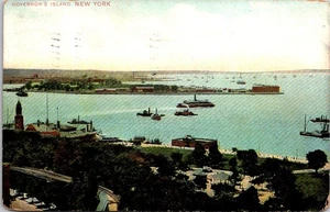 Postcard NY Governor's Island New York Posted 1907 - Picture 1 of 2