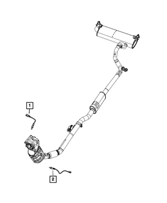 Genuine Mopar Oxygen Sensor 68217019AA - Image 1 of 4