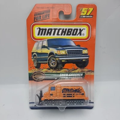 Vintage 1998 Matchbox #57 Snow Groomer - Mattel Wheels - Wilderness  Adventure - Image 1 of 4