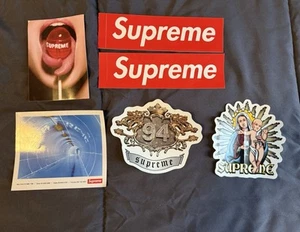 Supreme Stickers Lot Miscellaneous 100% Authentic 6 Total - Picture 1 of 1