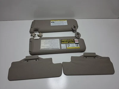 Toyota 4Runner 2003-2009 parasol conductor + pasajero gris genuino OEM Foto 1 de 4