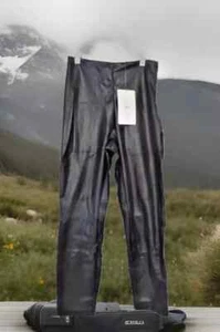 NWT Fabletics Women's Black Vegan Leather Pull On Leggings - Sz-S Msrp $89 - Picture 1 of 8