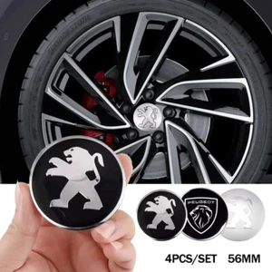 Autocollant centre de roue décoratif pour Peugeot 206, 301, 307, 308, 2008, 508 - Imagen 1 de 14