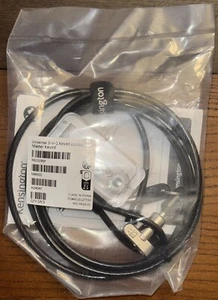 Kensington Universal 3-In-1 Keyed Laptop Security Cable Lock with 2 Keys, NEW - Photo 1/1