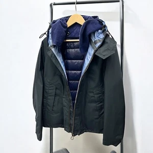 Ten C Garment Dyed Anorak Jacket & Down Liner Size 48 - Picture 1 of 13