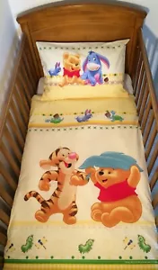 Disney Winnie the Pooh and Tigger Bedding set for cot bed (pillowcase and duvet  - Picture 1 of 1