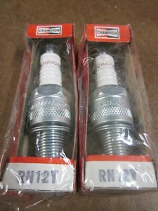2 Champion Spark Plugs RN12Y New Old Stock - Picture 1 of 3