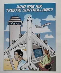 Who Are Air Traffic Controllers Coloring / Activity Book NATCA New - Picture 1 of 3
