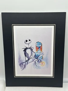 Stampa artistica Jack And Sally Nightmare Before Christmas opaca 11" x 14" - Foto 1 di 7