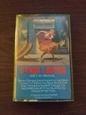 Cyndi Lauper, She's So Unusual, Cassette, 1983 CBS FRT 38930, Used - Image 1 of 3