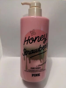Victoria's Secret PINK erneuernde Körperlotion Honig Erdbeere 14 Oz. - Bild 1 von 8