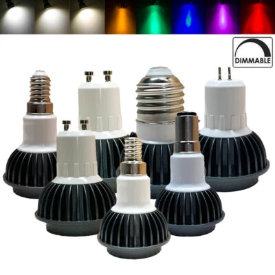 Dimmable Led Spotlight 5W Lamp For 36° Lighting Living 110v/220v Room COB GU10 - Image 1 of 4