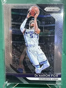 Deaaron Fox 2018-19 Panini Prizm #151 Sacramento Kings 2nd Year Basketball - Picture 1 of 1