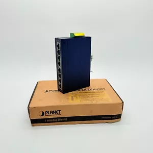 IGS-801T IP30 Slim-Type 8-Port 10/100/1000Mbps Industrial Manageable Gigabit ... - Picture 1 of 11