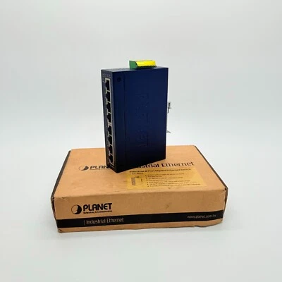 IGS-801T IP30 Slim-Type 8-Port 10/100/1000Mbps Industrial Manageable Gigabit ... - Image 1 of 4