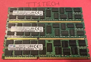 SAMSUNG 48GB (3X16GB) 2RX4 PC3L-12800R MEMORY lot 3 - Picture 1 of 1