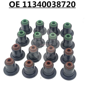 16PCS Engine Valve Stem Seals for BMW F30 F10 F32 20i 28i 2.0L Turbo L4 N20 N26 - Picture 1 of 9