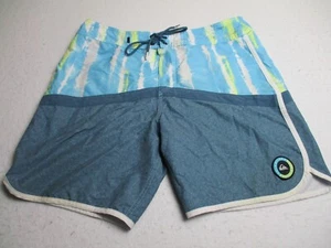 Quicksilver High Line Board Shorts Uomo 32 W Costume da Bagno DryFlight Hyperfreak - Foto 1 di 18