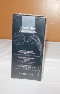 Perlier Black Rice Platinum Pure Hyaluronic Acid Gel 94.5% 0.5 oz Sealed - Picture 1 of 4