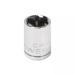 Unidad Powerbuilt de 1/4 pulgadas x 13 mm 6 puntos enchufe poco profundo - 648290 - Imagen 1 de 5