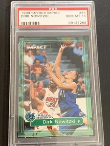 1999 Dirk Nowitzki Skybox Impact #84 PSA10 GEM MINT (Rare Gem Mint) - Picture 1 of 4