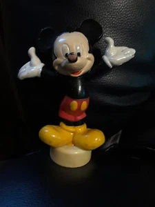 "Pedestal de goma vintage Mickey 4 1/2" - Imagen 1 de 3
