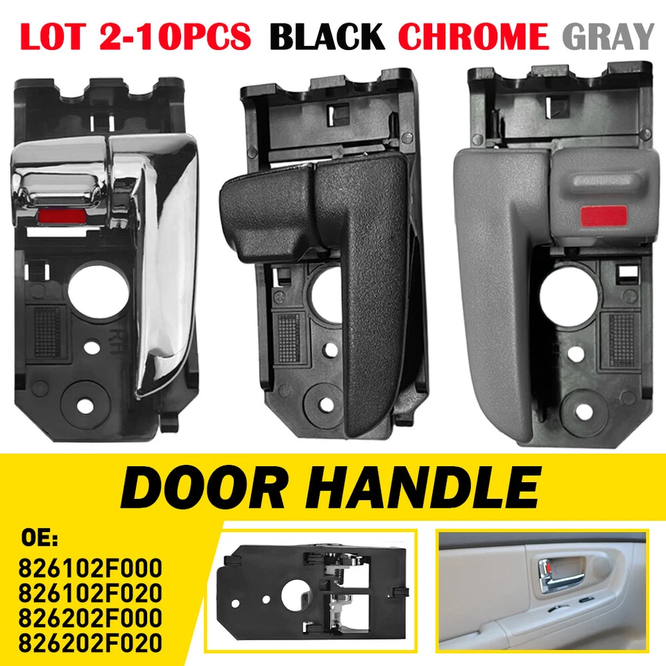 Manija de puerta interior izquierda derecha 1-10X para 2004-09 KIA Spectra/2005-09 Spectra5 EXD Foto 1 de 1