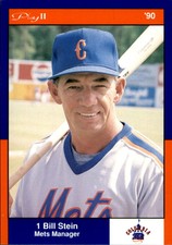 1990 Columbia Mets Postcards Play II 1 Bill Stein Cocoa Florida FL Baseball Card