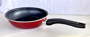 Cook's Essentials 8 In Hard-anodized Non-Stick Fry Pan Omelette Skillet Red - Picture 1 of 12