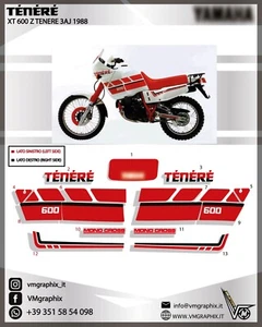 Aufkleber XT 600 Z TENERE 3AJ 1988 -1991 Grafik/Stickers/Decals - Bild 1 von 1