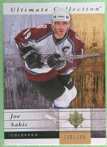 2012  ULTIMATE COLLECTION /399  JOE SAKIC #17  Avalanche