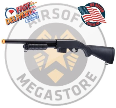 A&K 870 TACTICAL AIRSOFT SHOTGUN PUMP ACTION SPRINGER REPLICA 365FPS - Image 1 of 4